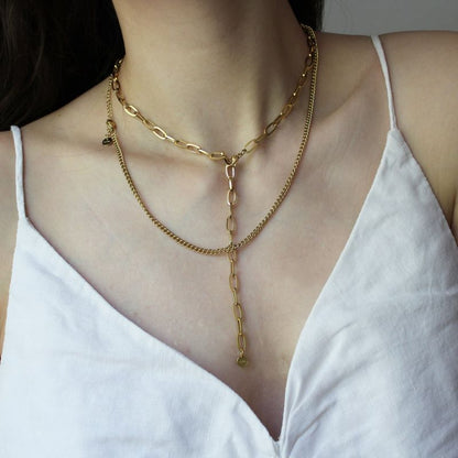 Edelstahl Kette Simple Round Chain 3mm