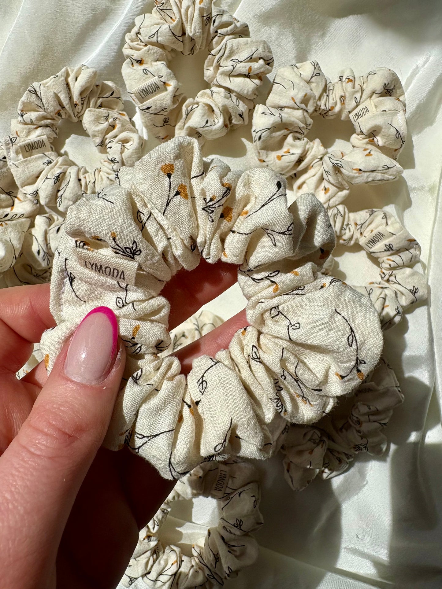 Scrunchie Spring Beige