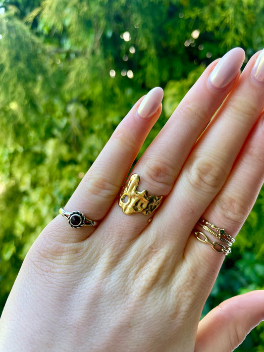 Edelstahl Ring Smash