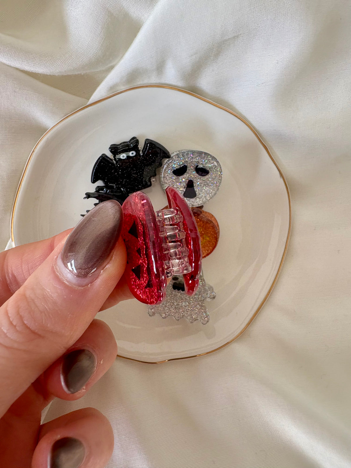 Mini Herbst Halloween Spange