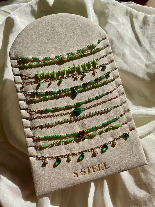 Edelstahl Kette Matcha Mix