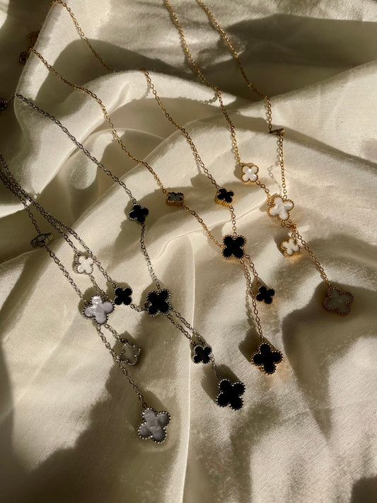 Edelstahl Kette Premium Clovers