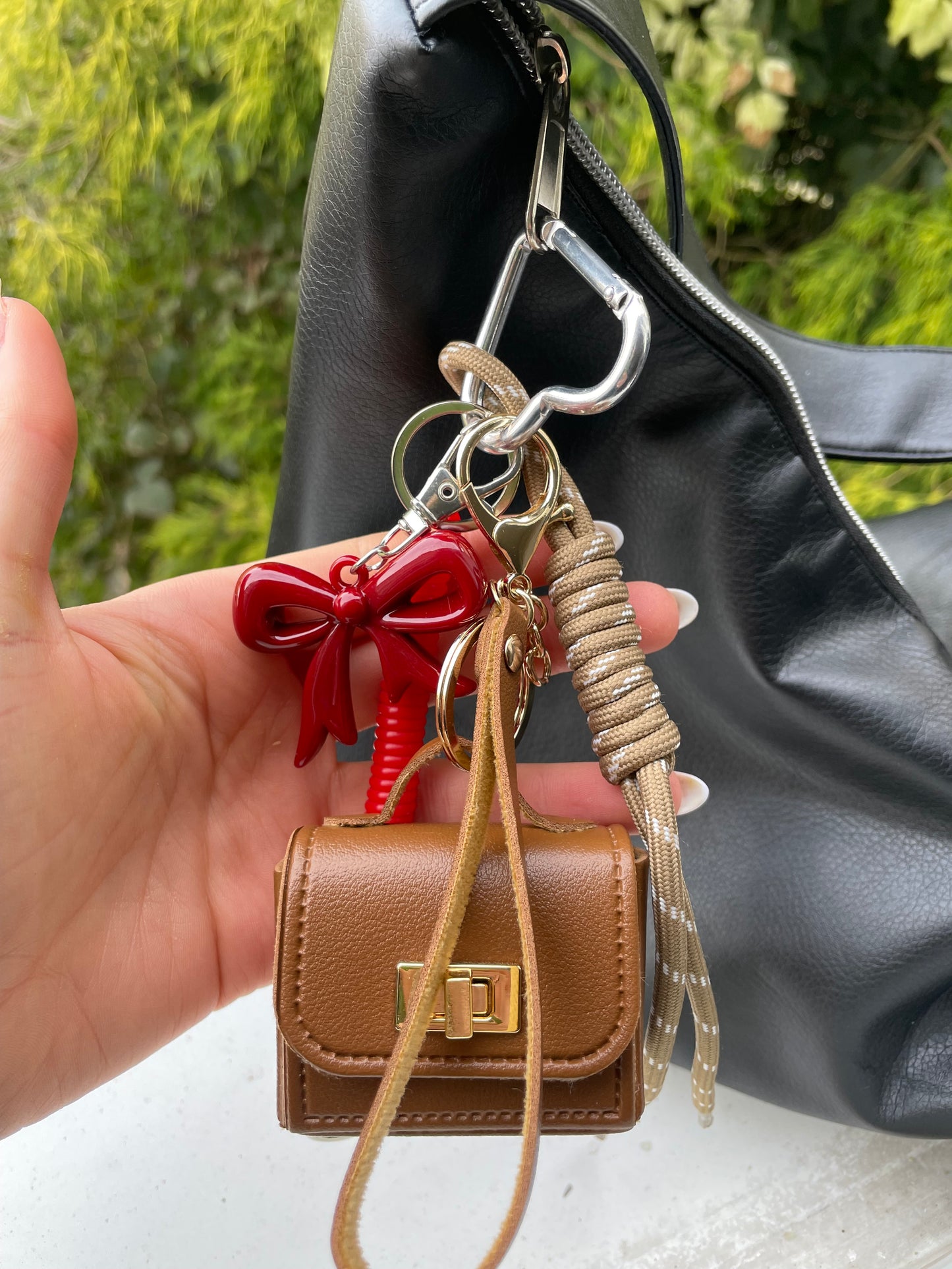Keychain Taschenanhänger Bow & Bag