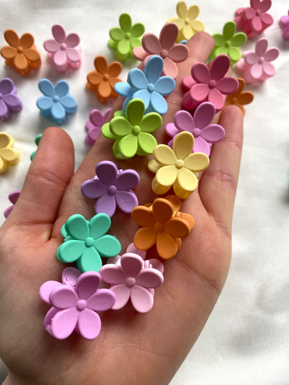 Haarspange Mini Blumen Bunt