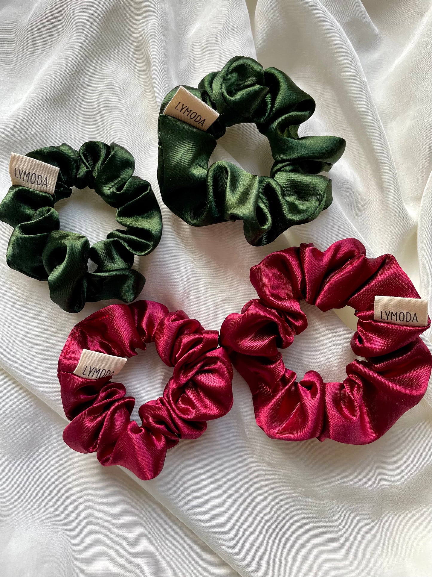 Christmas Satin Scrunchies