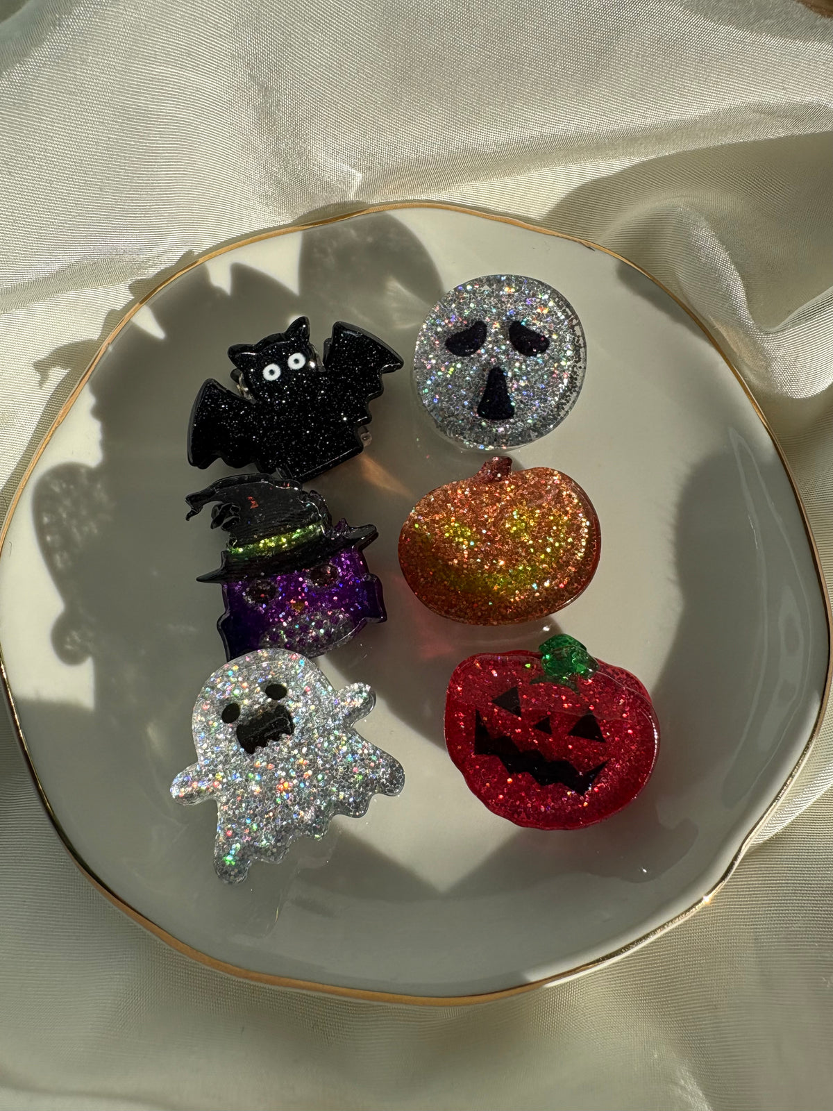 Mini Herbst Halloween Spange