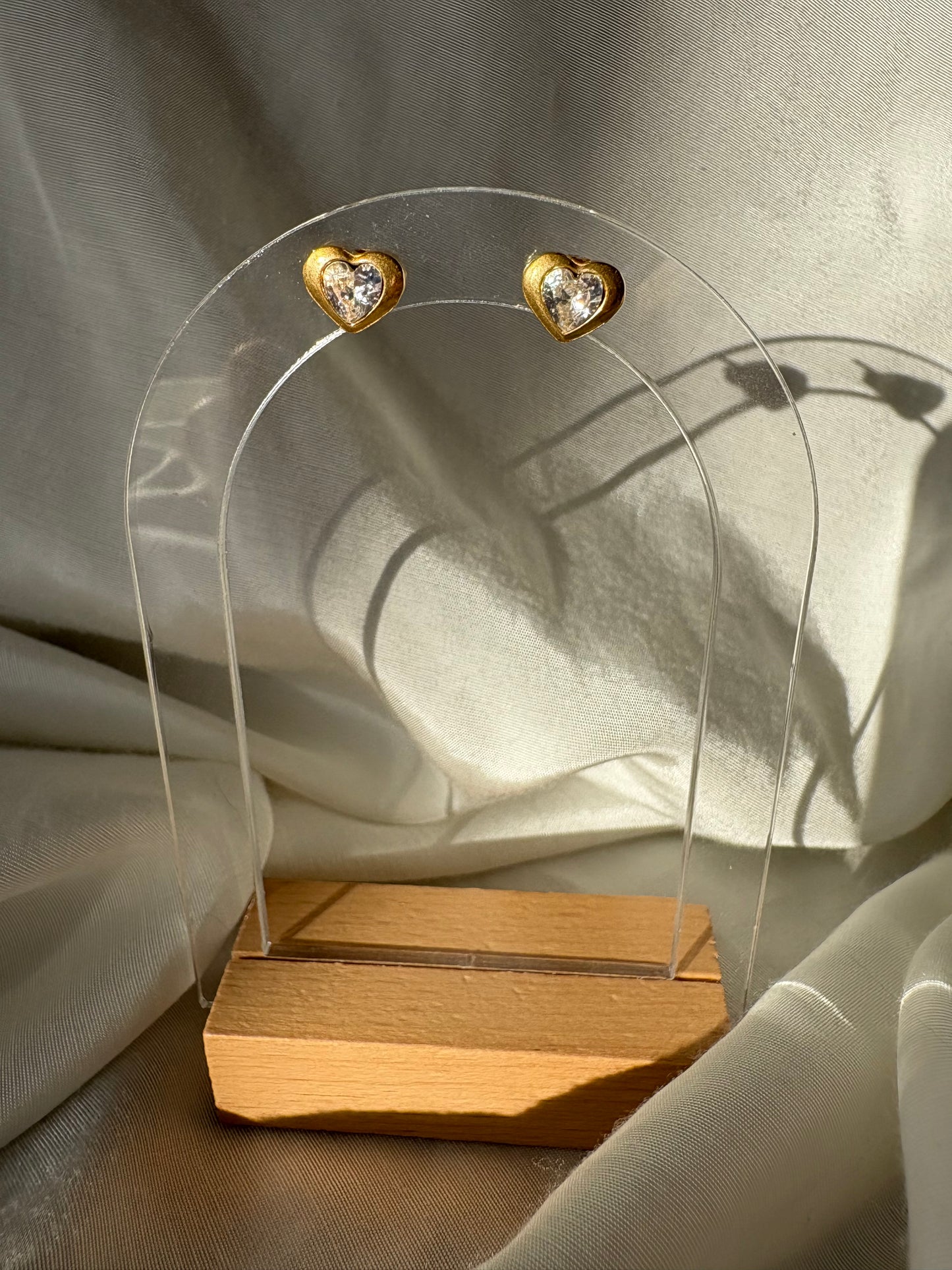 Edelstahl Ohrringe Stecker Valentine Premium
