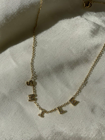 Edelstahl Kette Smile