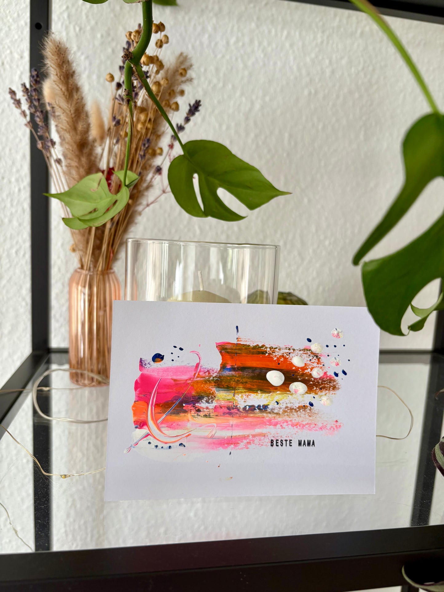 Kunstpostkarte "Beste Mama"