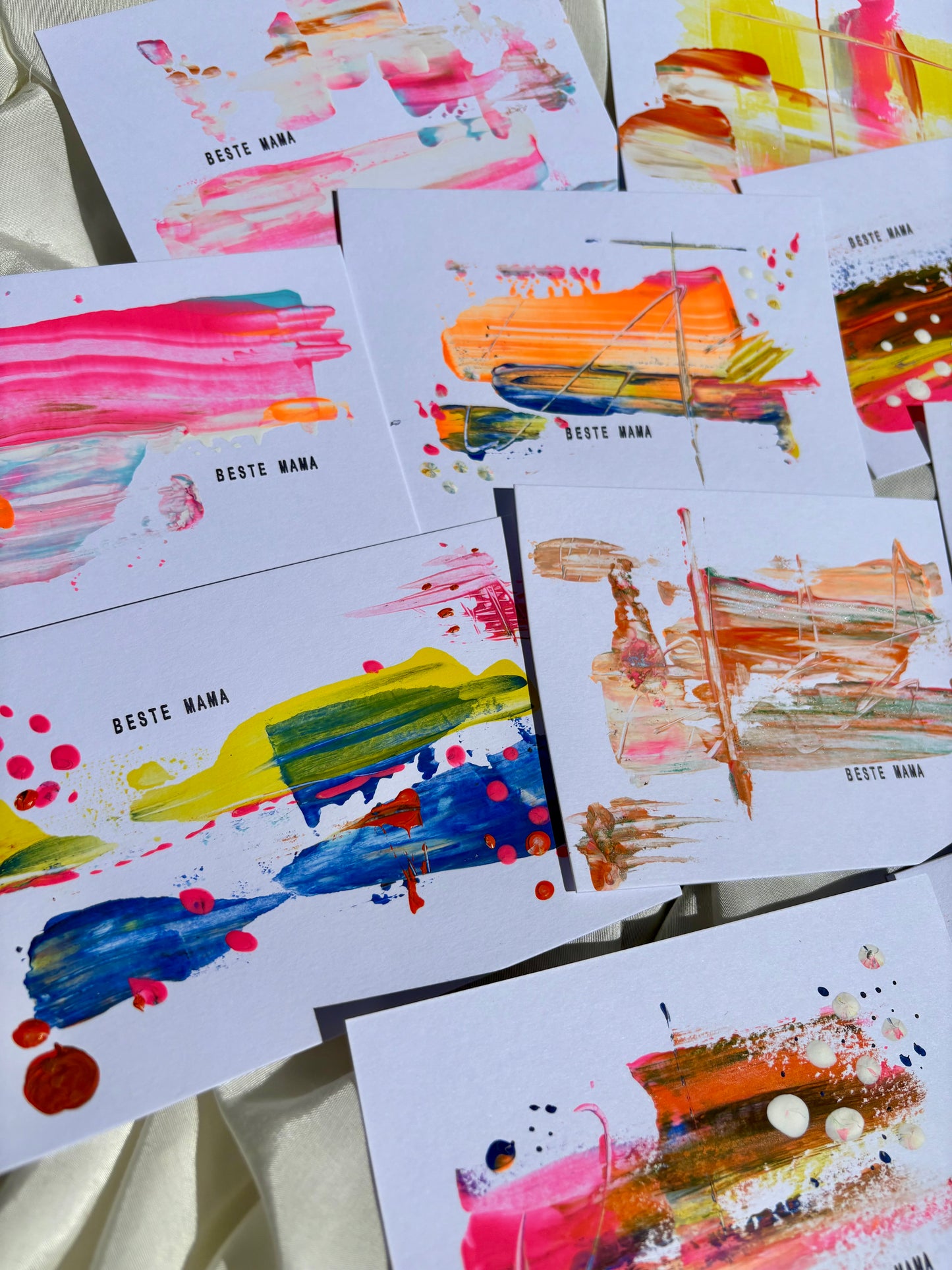Kunstpostkarte "Beste Mama"