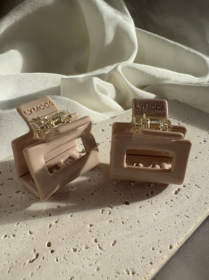 Lymoda Haarspange Mini Clip Alt Beige