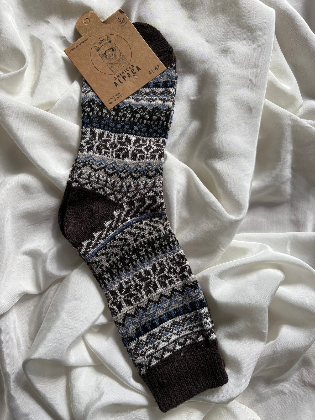 Alpaka Socken Norwegen Muster 41-47