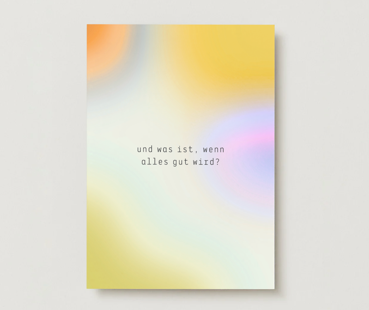 Postkarte "was ist, wenn?"