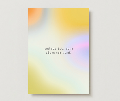 Postkarte "was ist, wenn?"