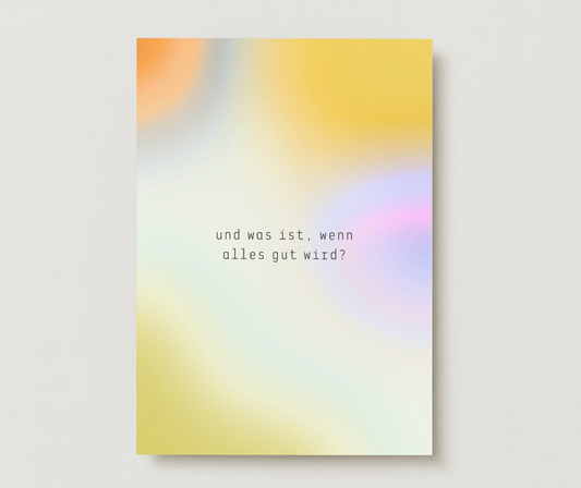 Postkarte "was ist, wenn?"