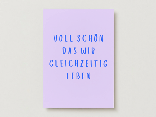 Postkarte "Voll schön"
