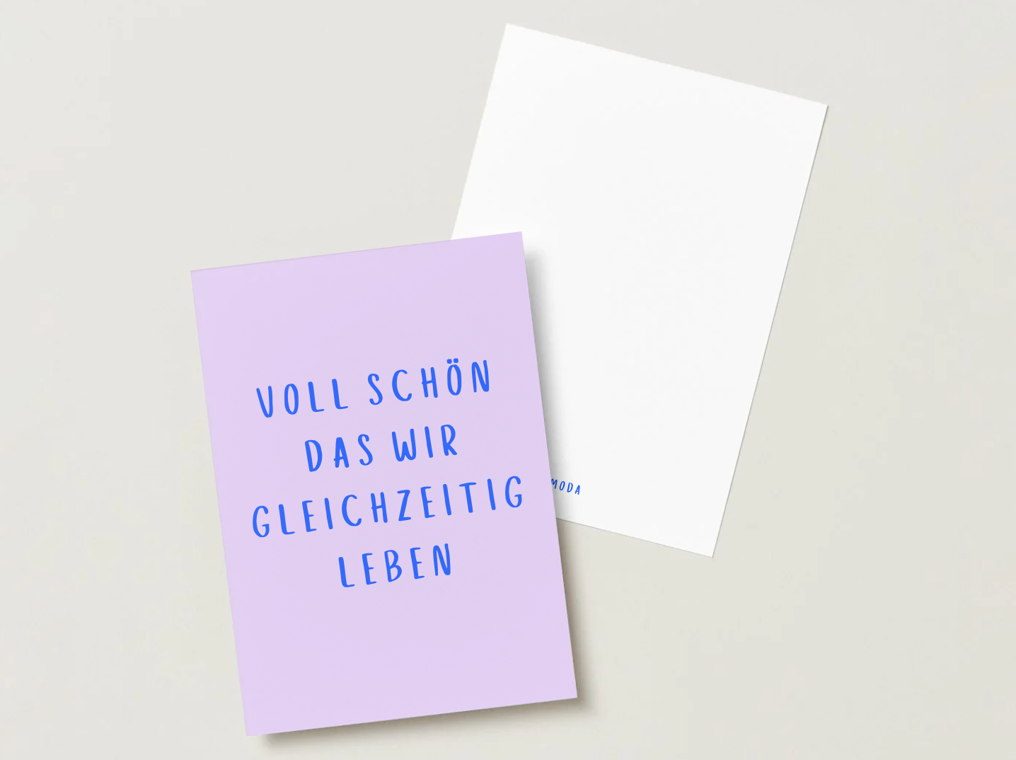 Postkarte "Voll schön"