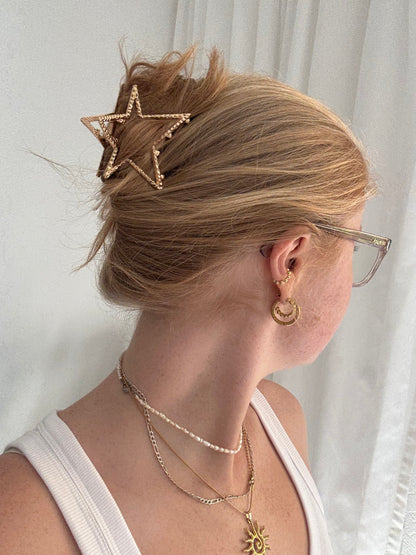 Haarspange Star Metall