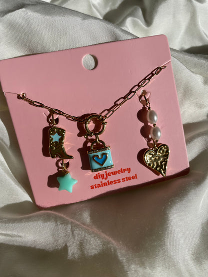 Charm Kette DIY Cowboy