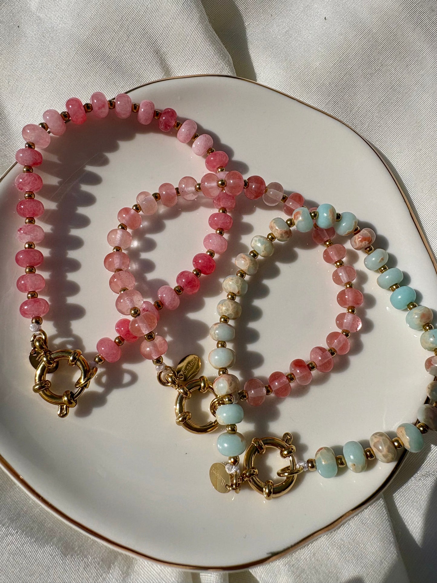 Edelstahl Armband Pearl