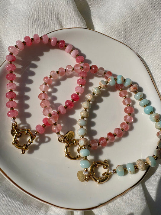 Edelstahl Armband Pearl