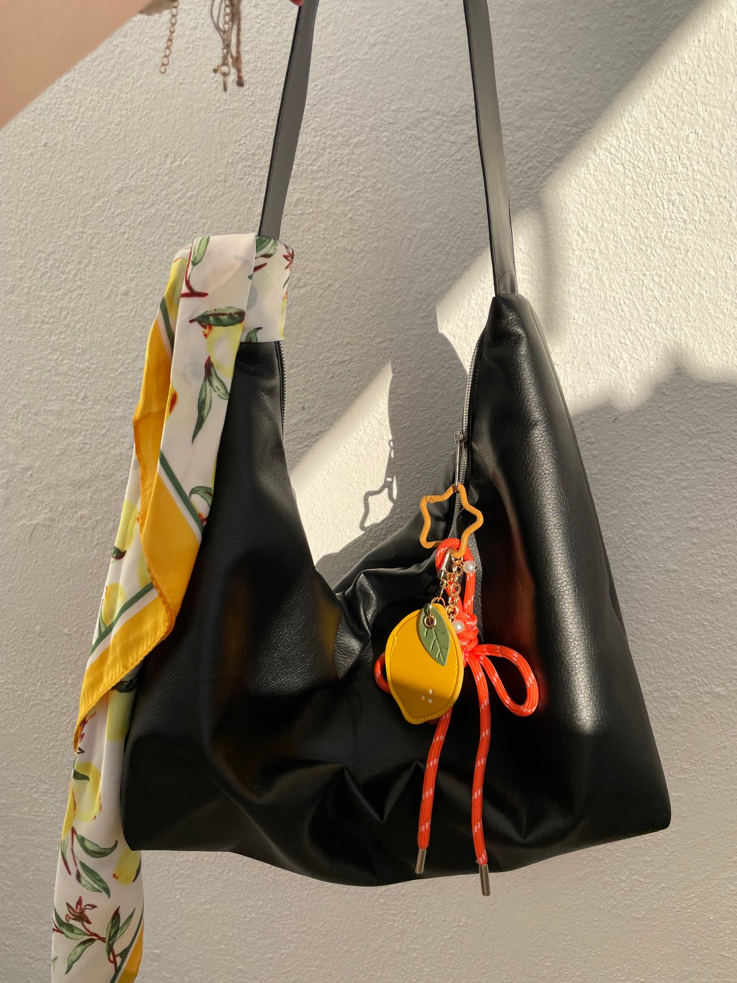 Keychain Taschenanhänger Orange Lemon & Silk