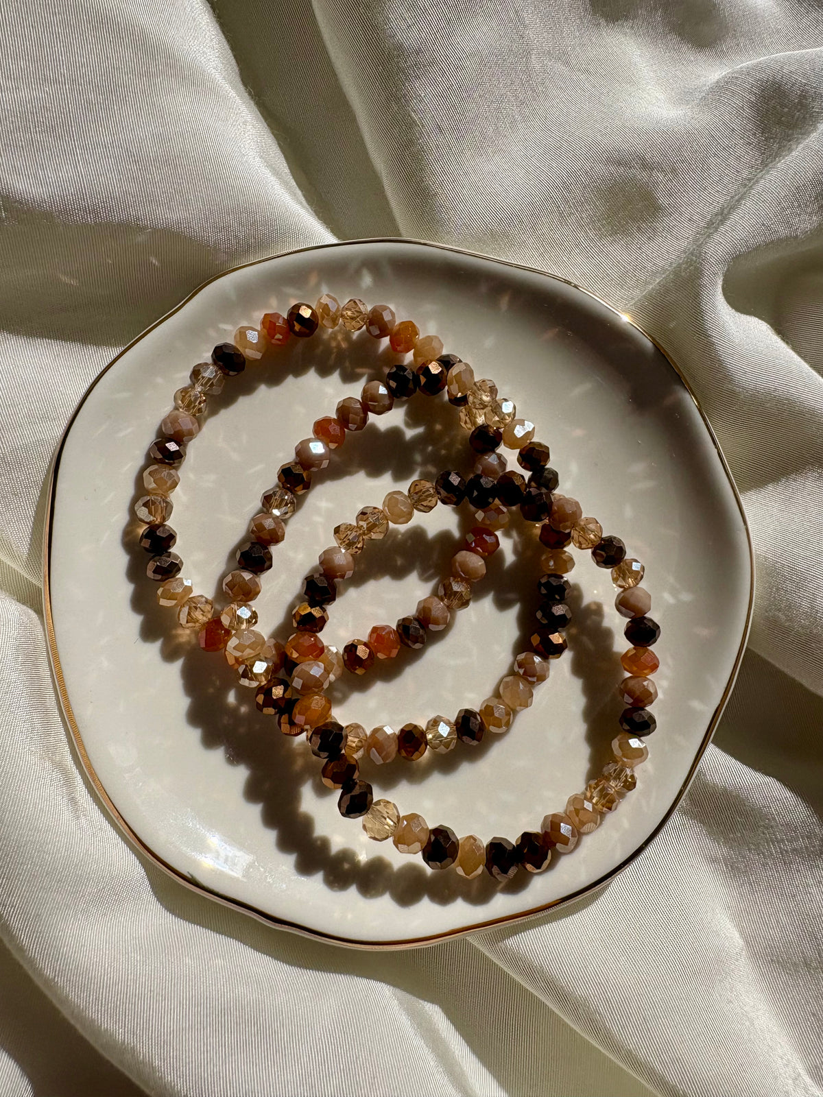 Glasperlen Armband