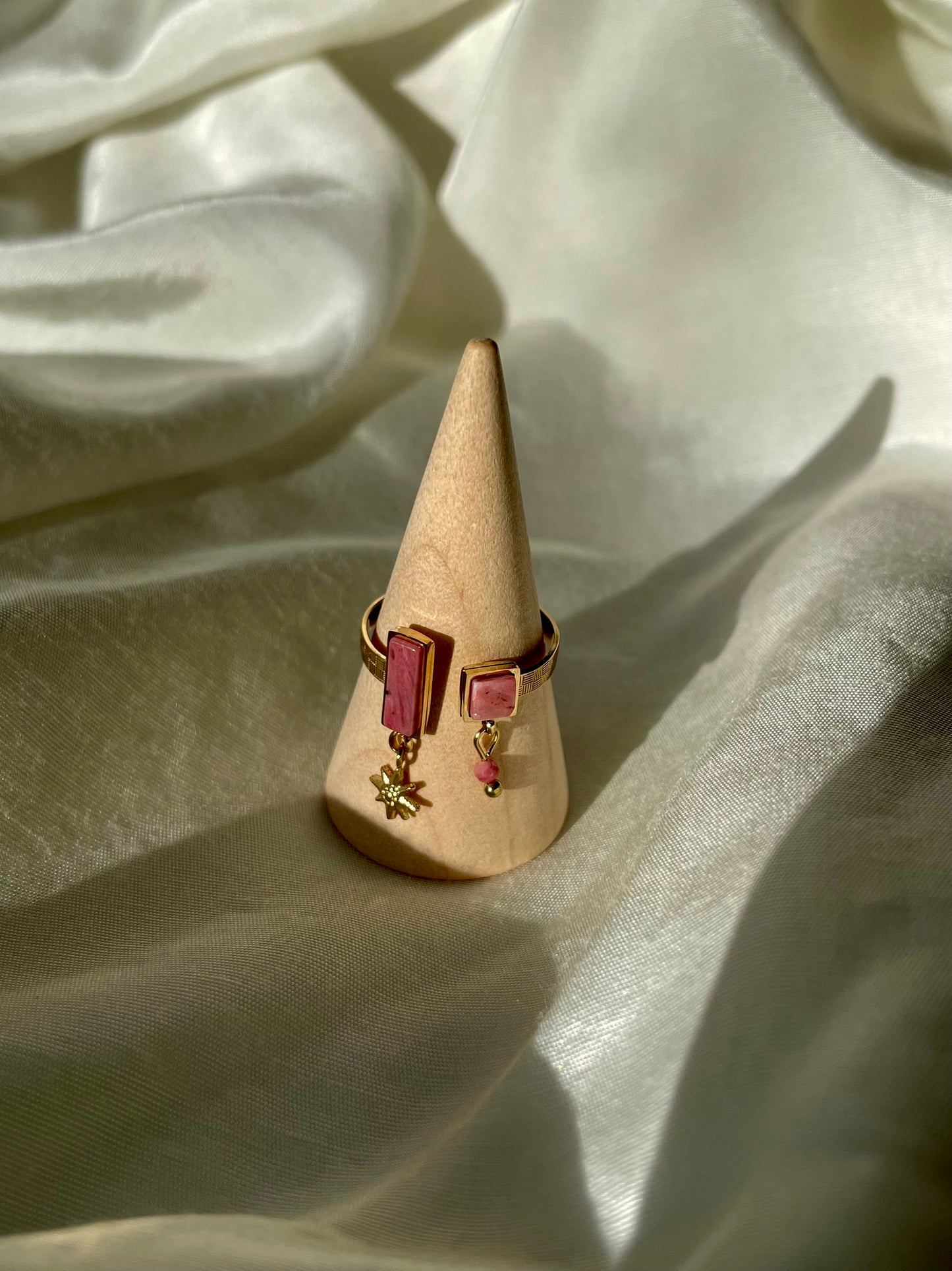 Edelstahl Ring Luna