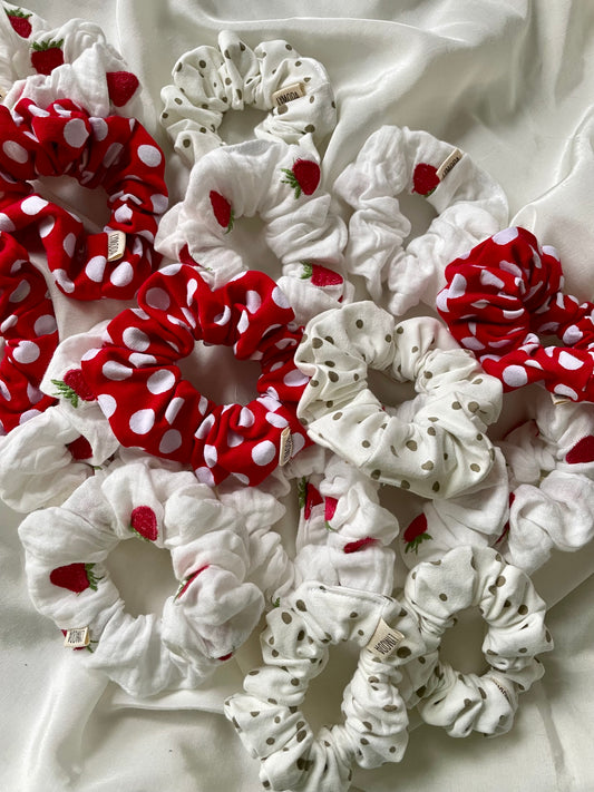Scrunchie Emely Erdbeere Kollektion