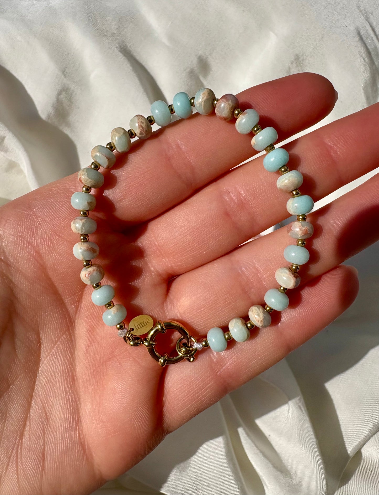 Edelstahl Armband Pearl