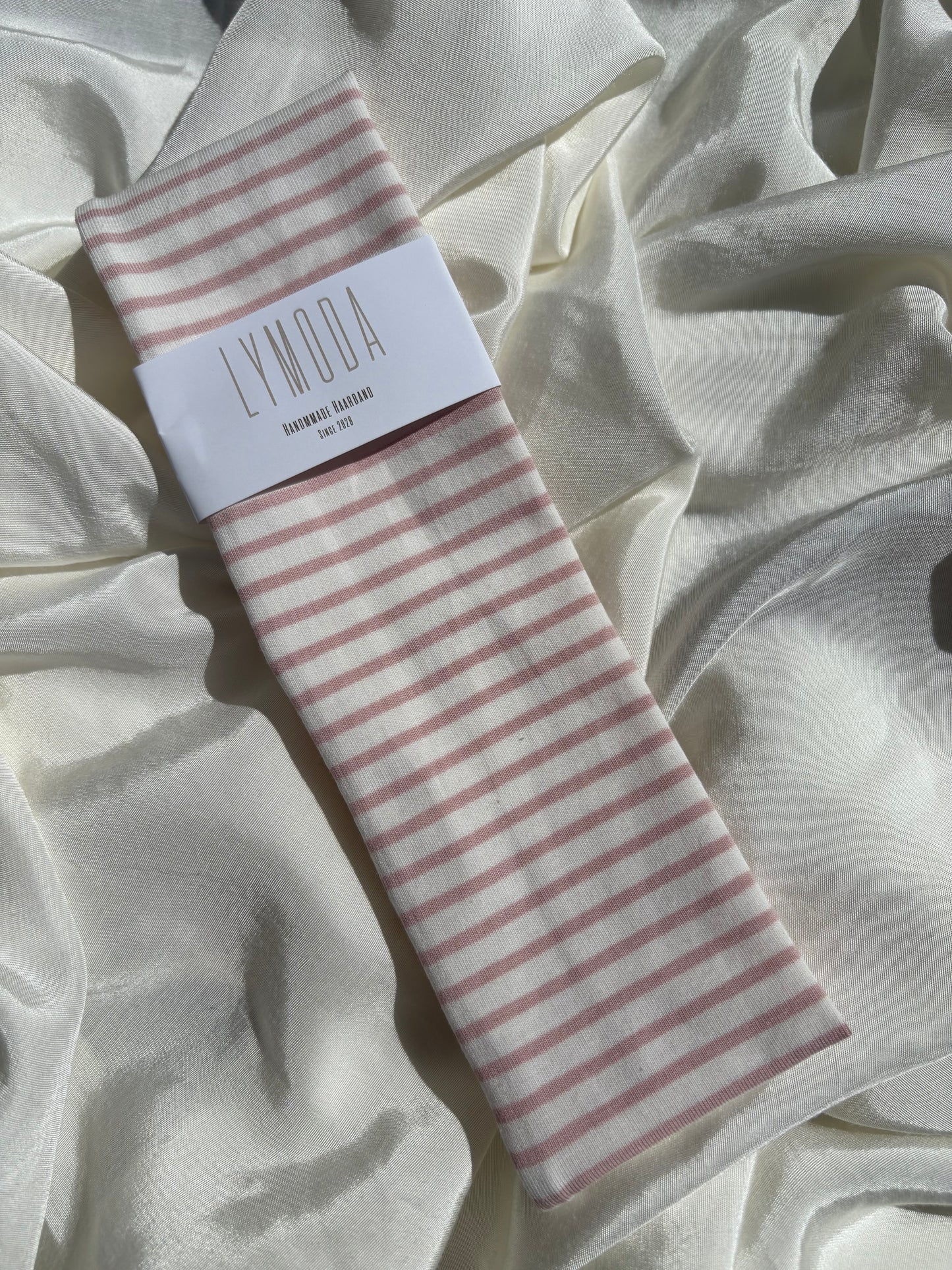 Haarband Strivy Weiß Rosa