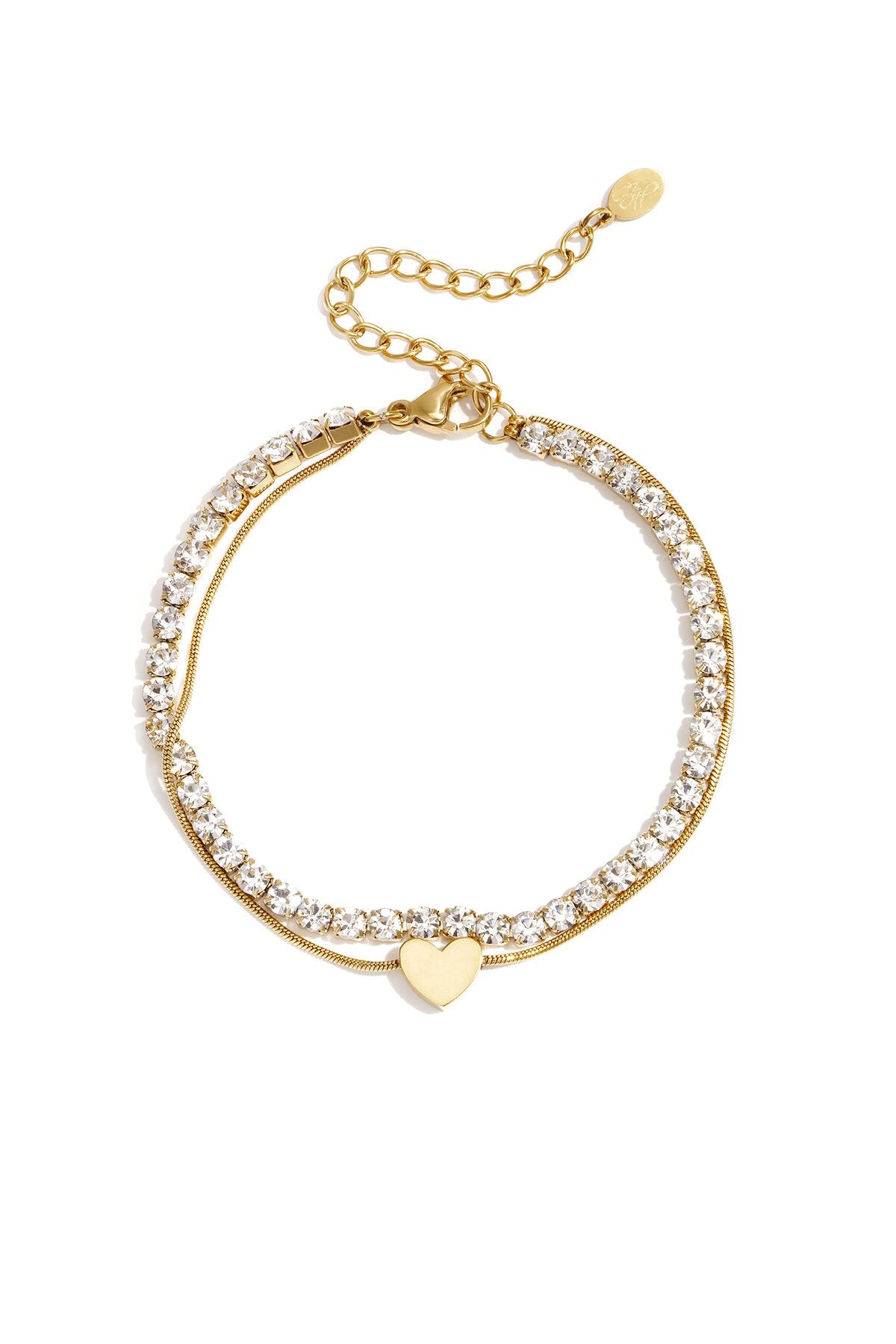 Edelstahl Armband Love Layer