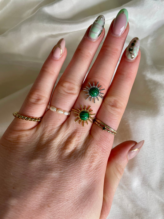 Edelstahl Ring Solar