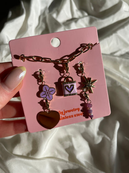 Charm Armband DIY Schloss
