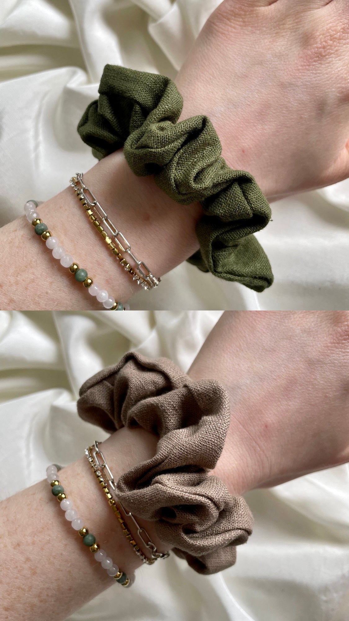 Leinen Scrunchie