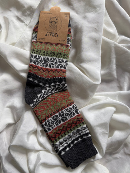 Alpaka Socken Norwegen Muster 41-47