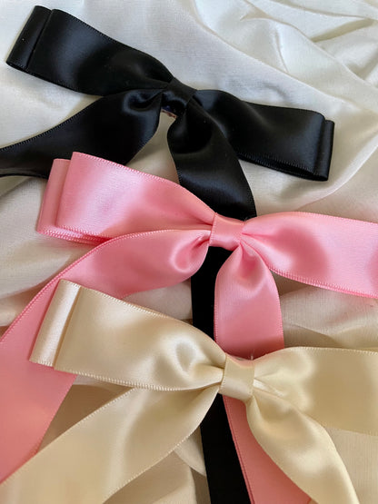 Haarschleife Satin Klein