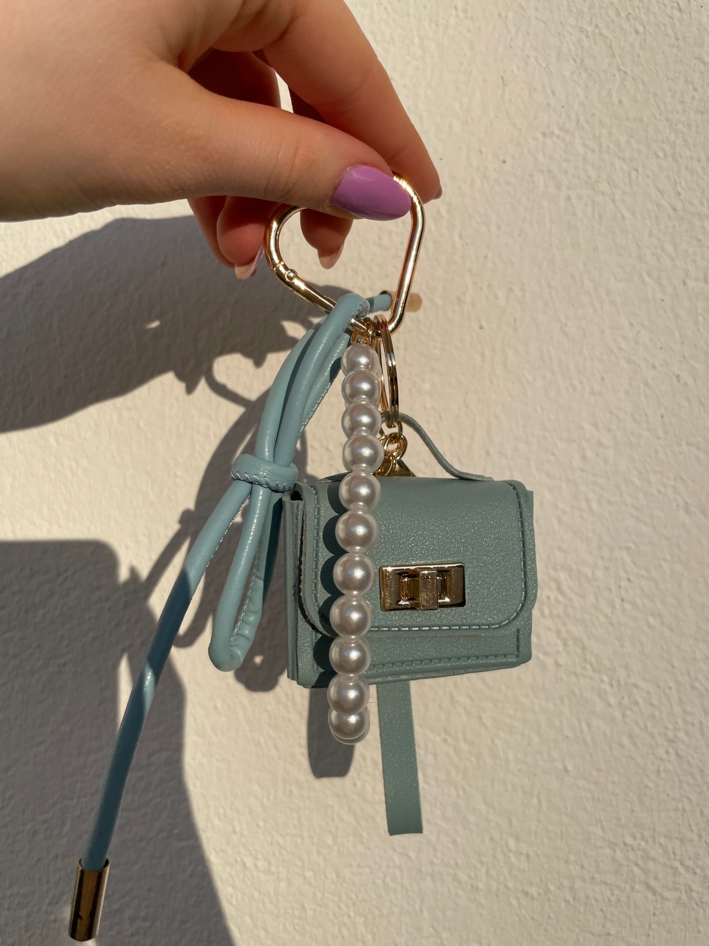 Keychain Taschenanhänger Blue Bag & Silk