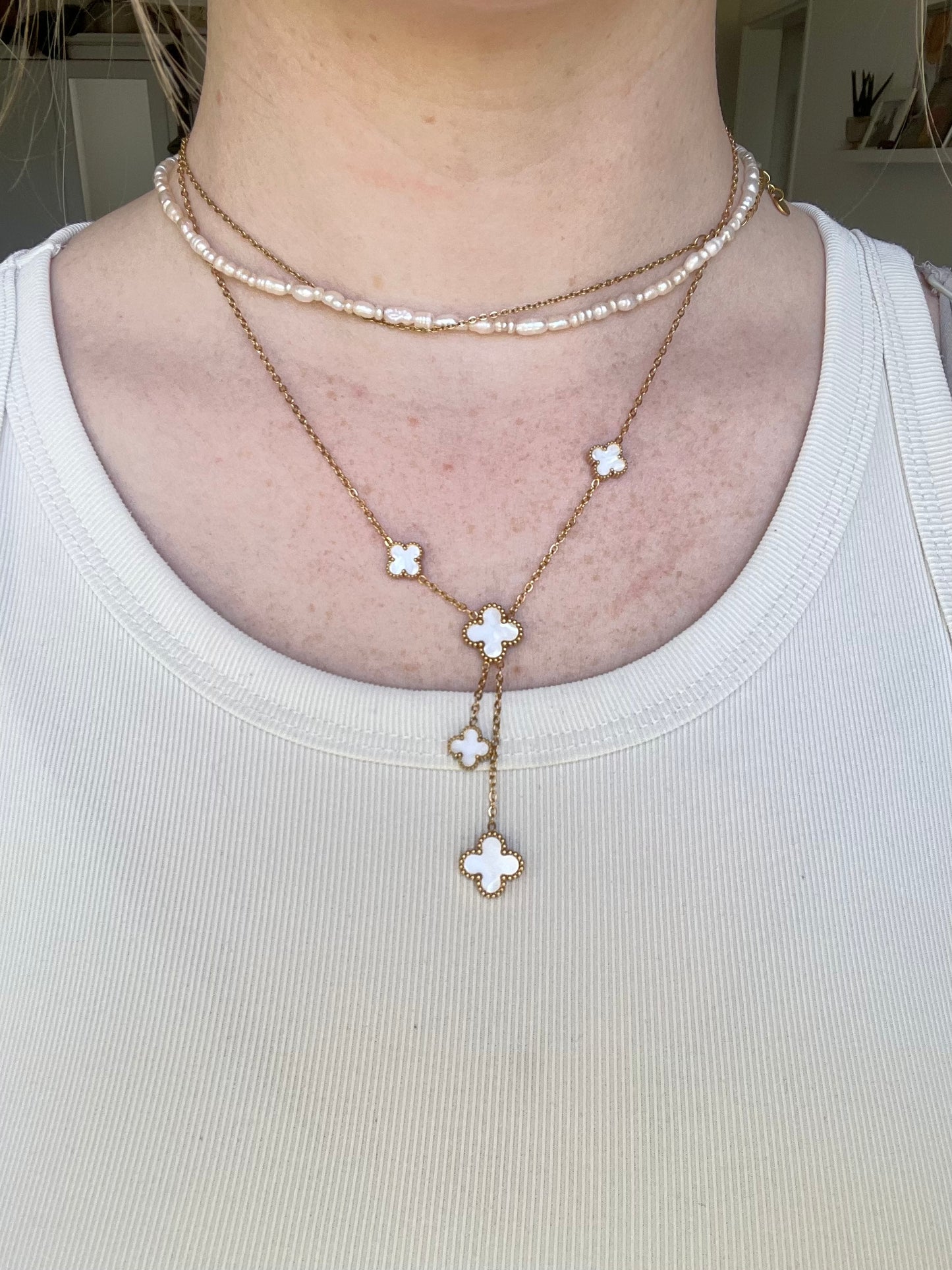 Edelstahl Kette Premium Clovers