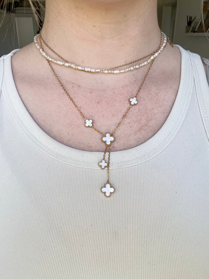 Edelstahl Kette Premium Clovers