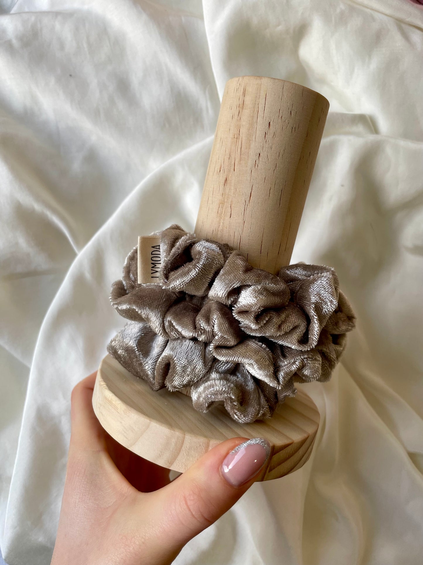 Scrunchie Pannesamt