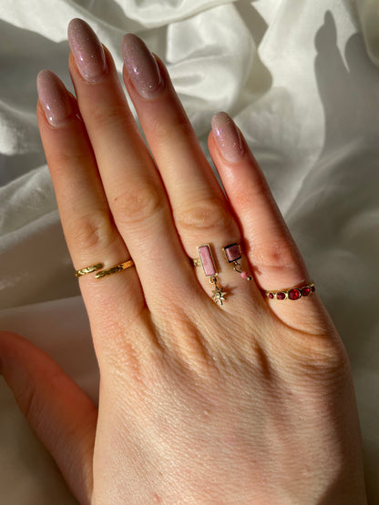 Edelstahl Ring Luna