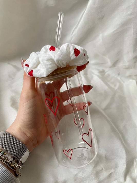 Valentinstag Set Glas