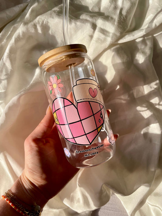 Krankenschwester Glas