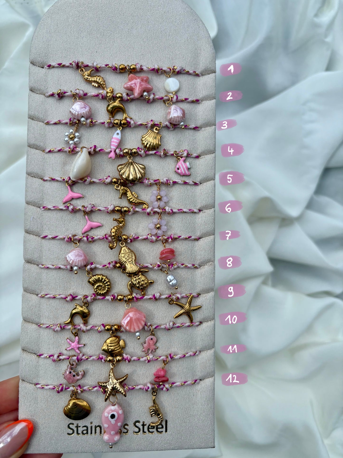 Edelstahl Armband & Fußkettchen Sommer Mix