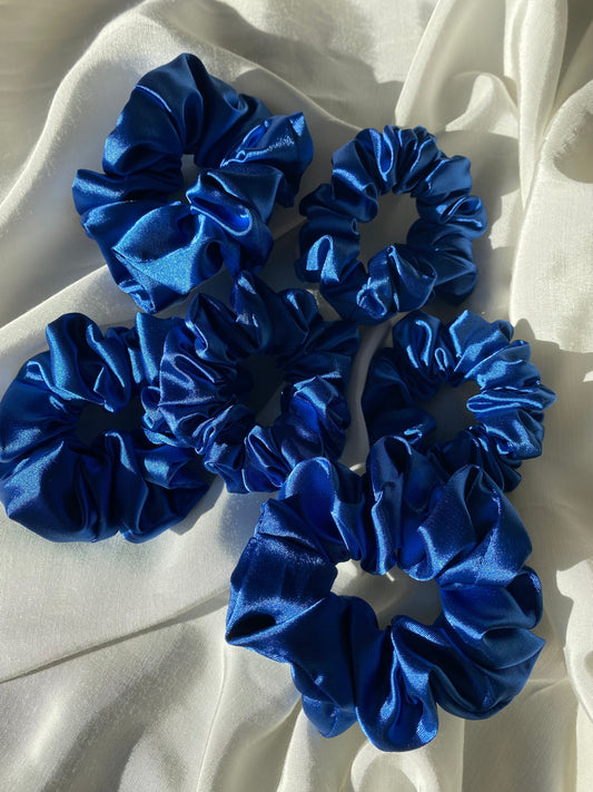 Scrunchie Royalblau