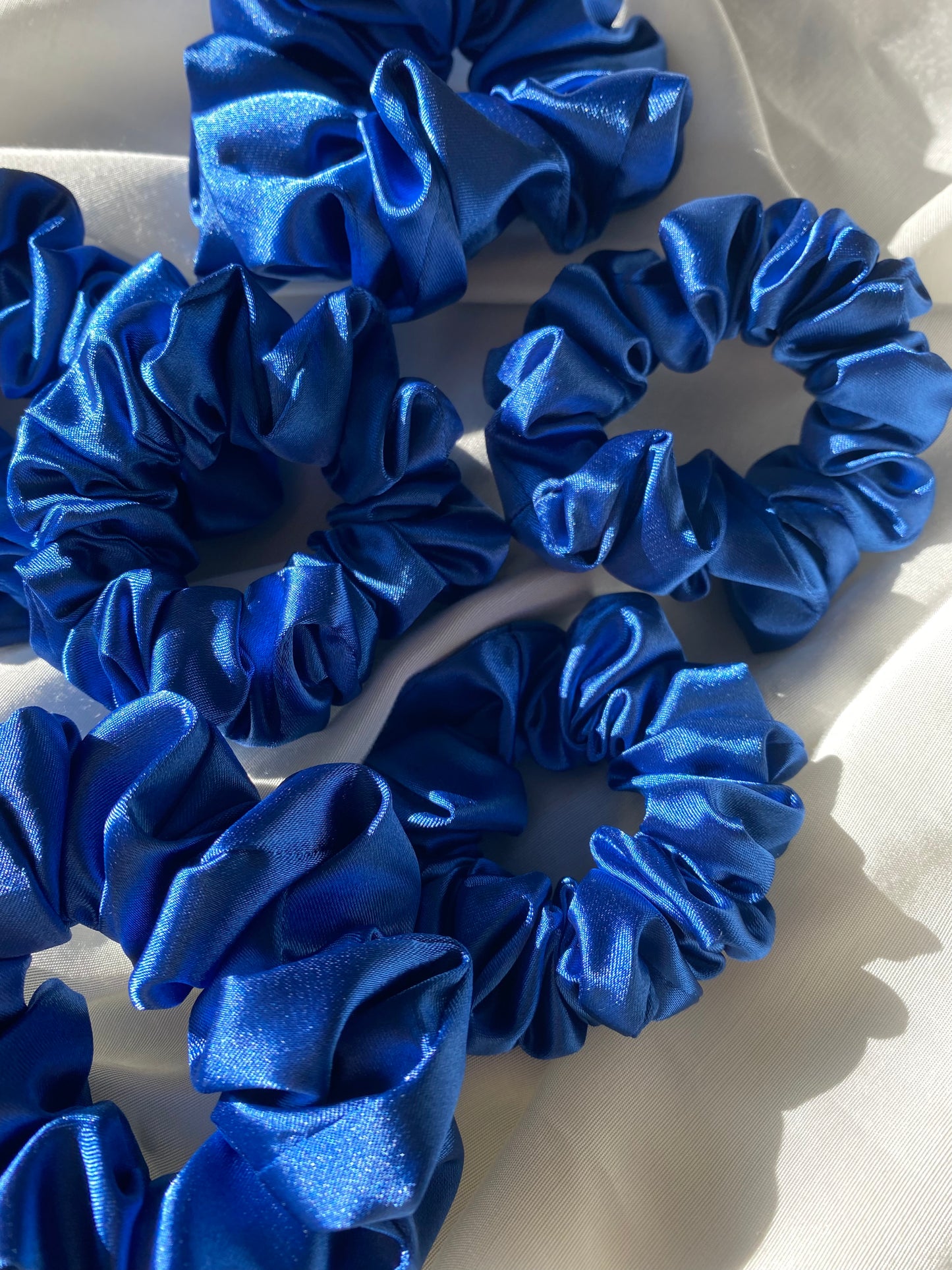 Scrunchie Royalblau