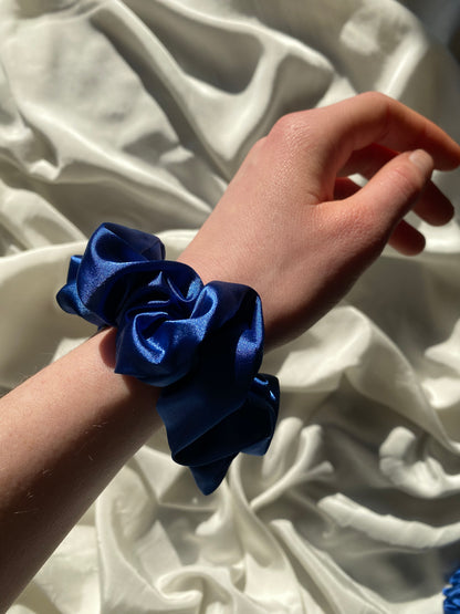 Scrunchie Royalblau