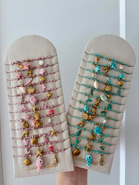 Edelstahl Armband & Fußkettchen Sommer Mix