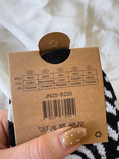 Alpaka Socken Zebra